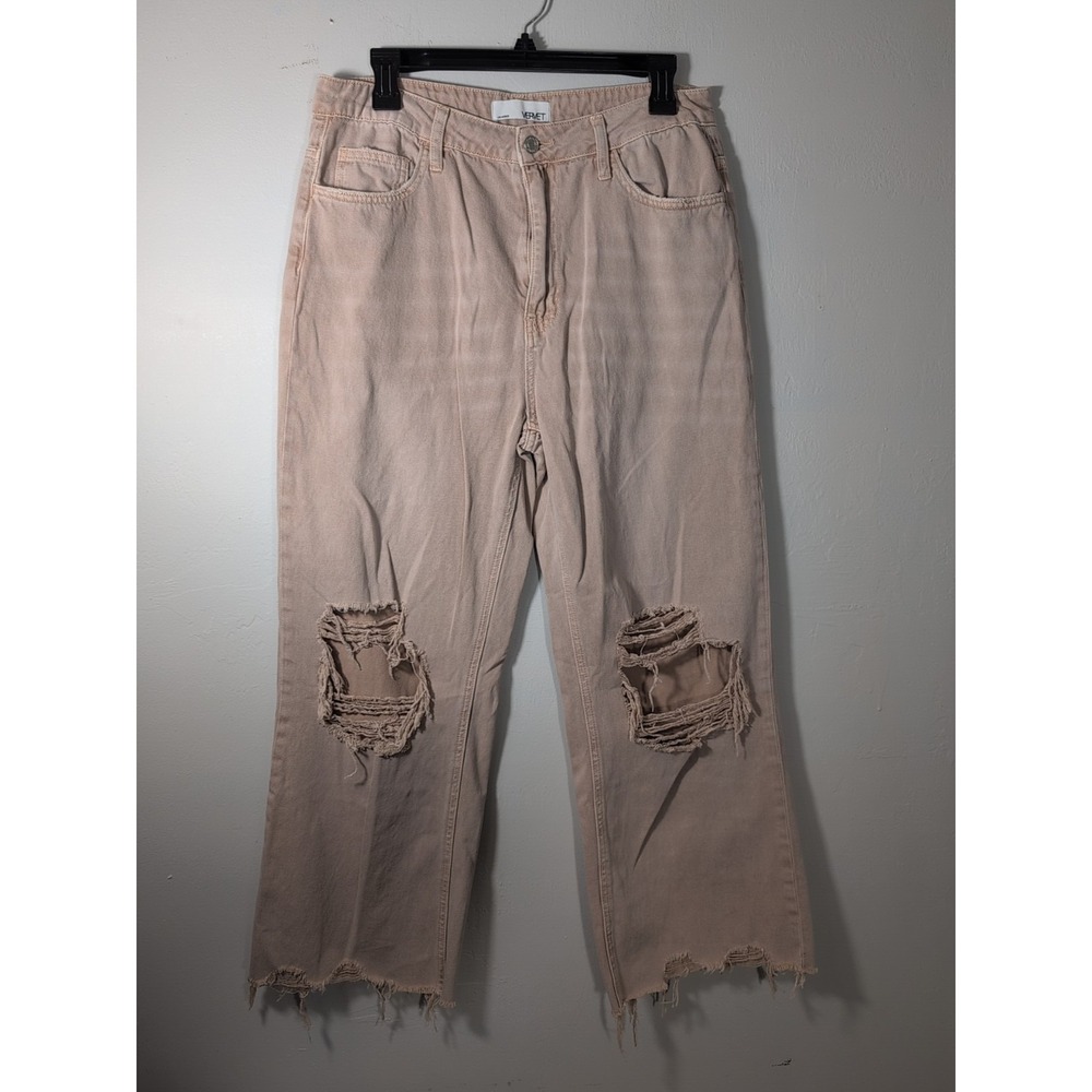 Vervet Size 30 Pink 90's Vintage Super High Rise Flare Jeans